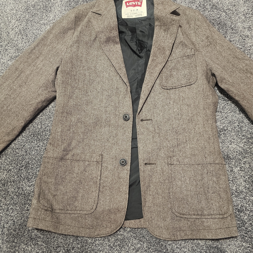 Levi's Brown Tweed Sport Coat with Black Lining